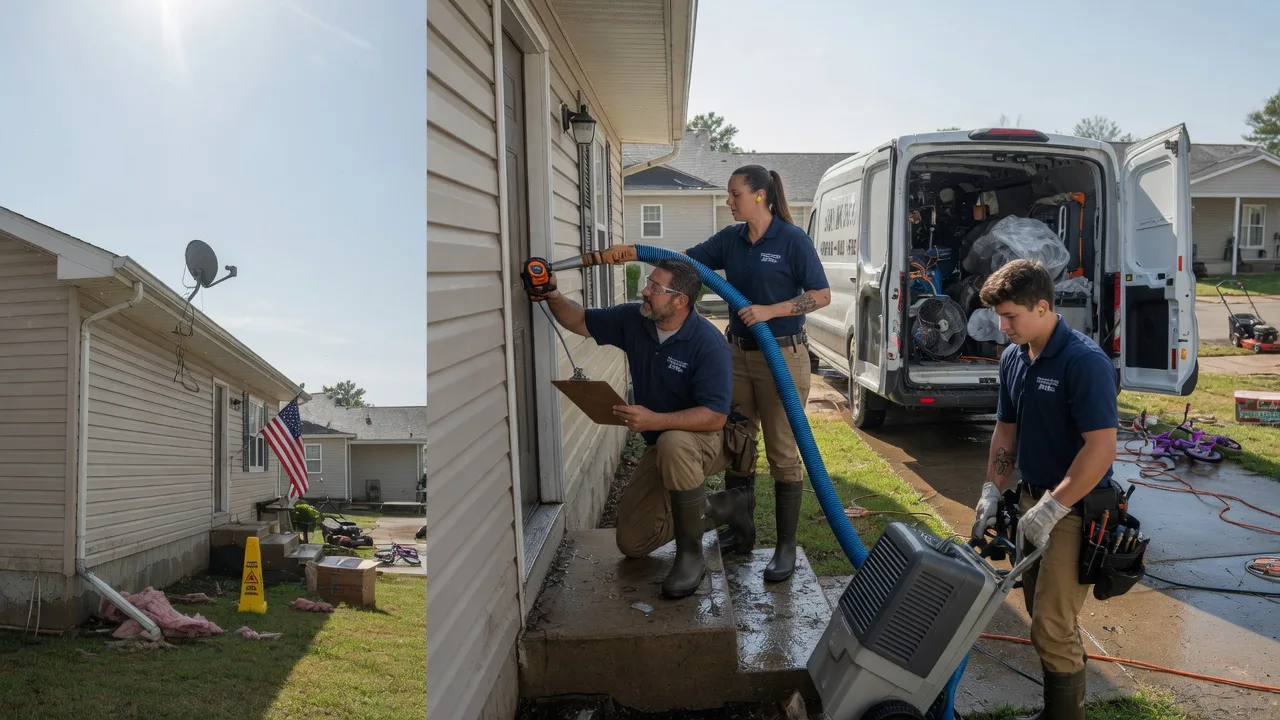 Ceiling Water Damage Restoration in Sweetser, IN near me